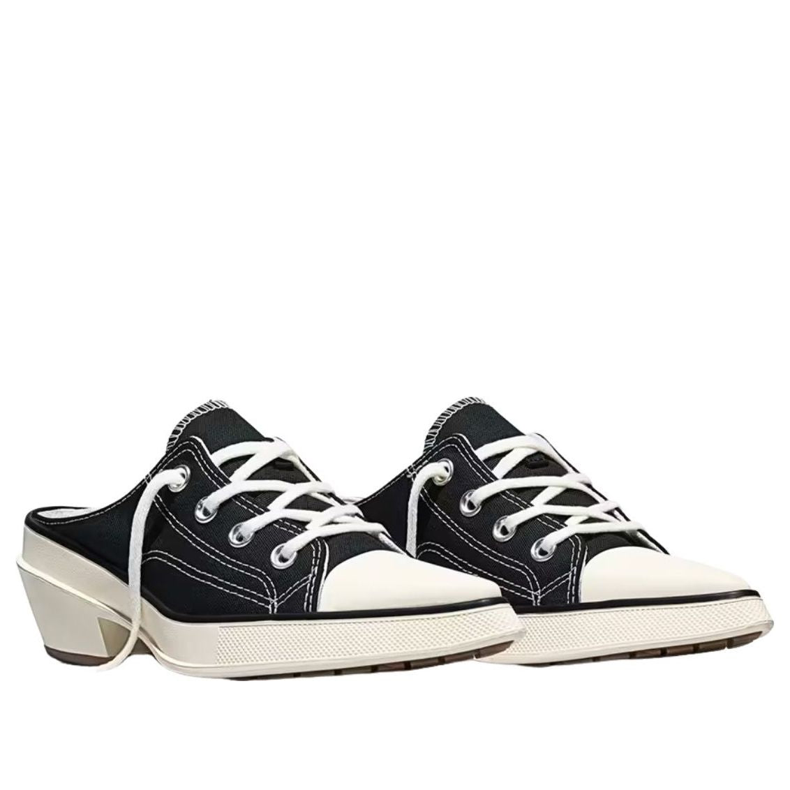 (WMNS) Converse Chuck 70 De Luxe Pointed Mule Heel Platform 'Black' A16060C