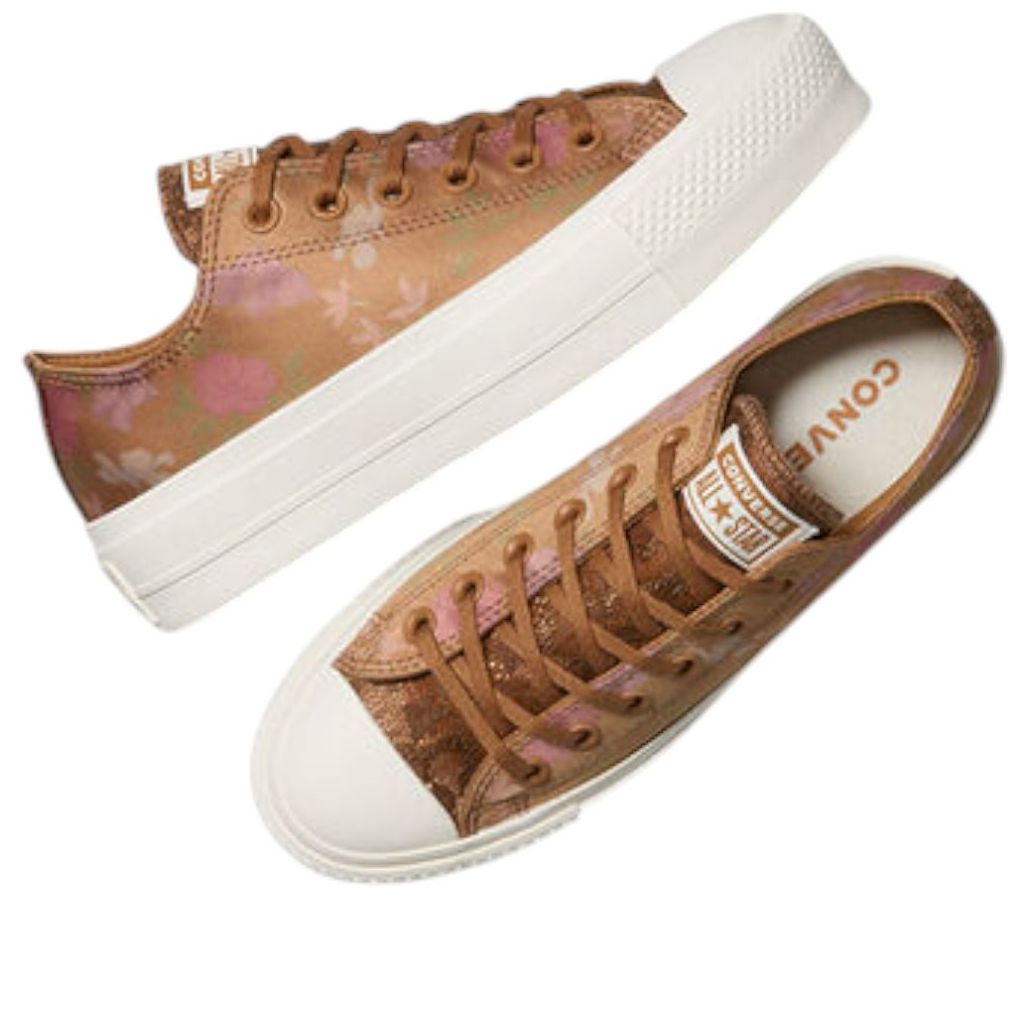 (WMNS) Converse Chuck Taylor All Star Lift Platform Low 'Floral Satin' A17486F
