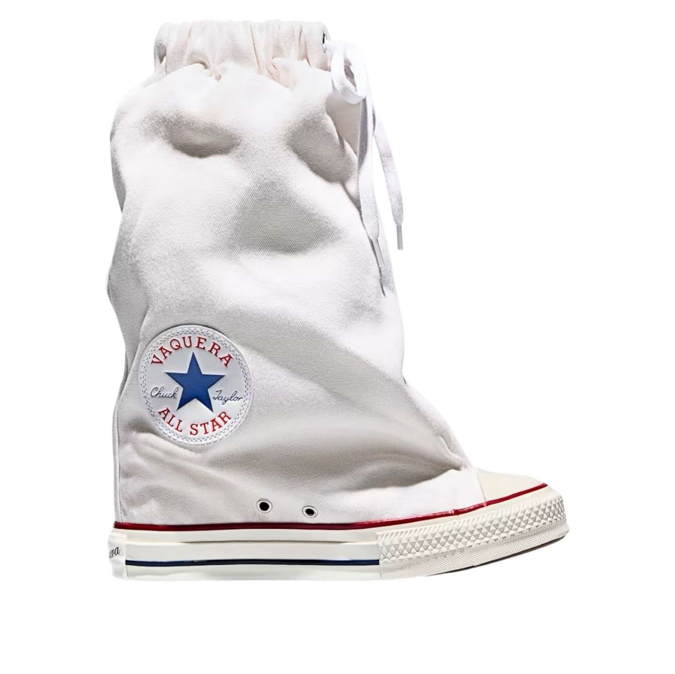 (WMNS) Converse x Vaquera Chuck Taylor All Star XHi Slouch Wedge 'White' A17686C