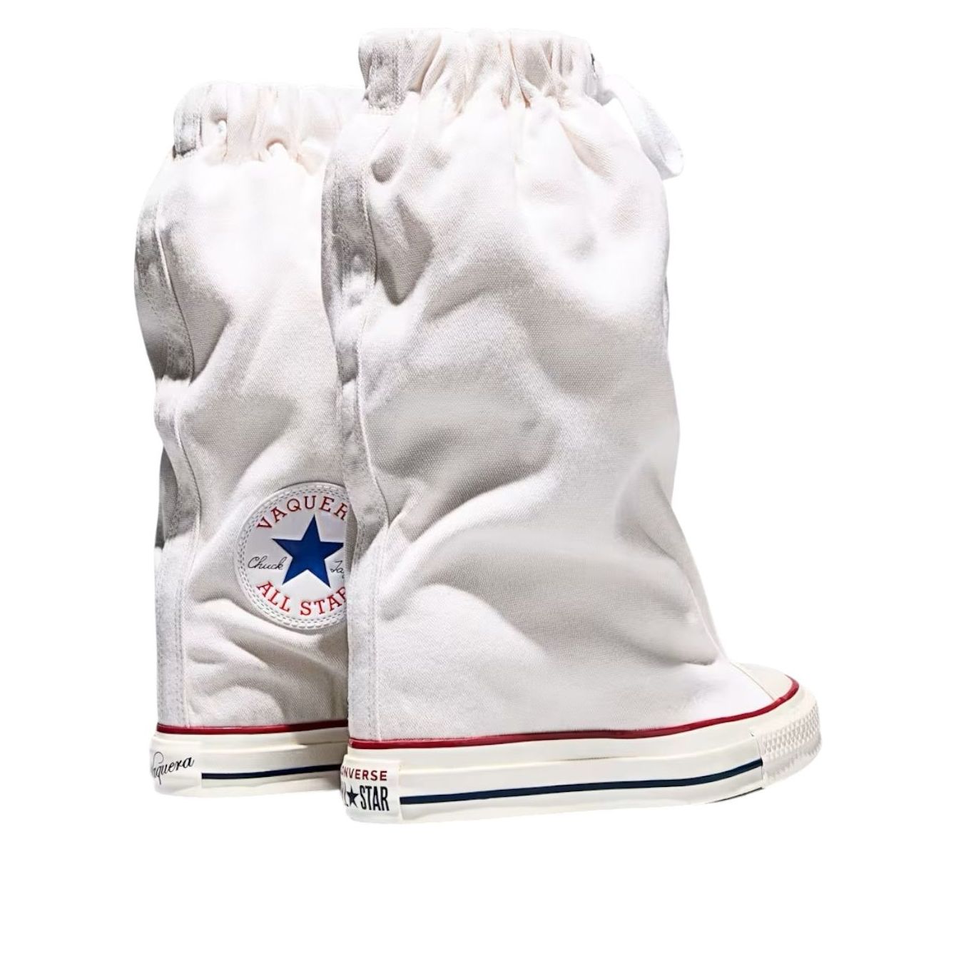 (WMNS) Converse x Vaquera Chuck Taylor All Star XHi Slouch Wedge 'White' A17686C