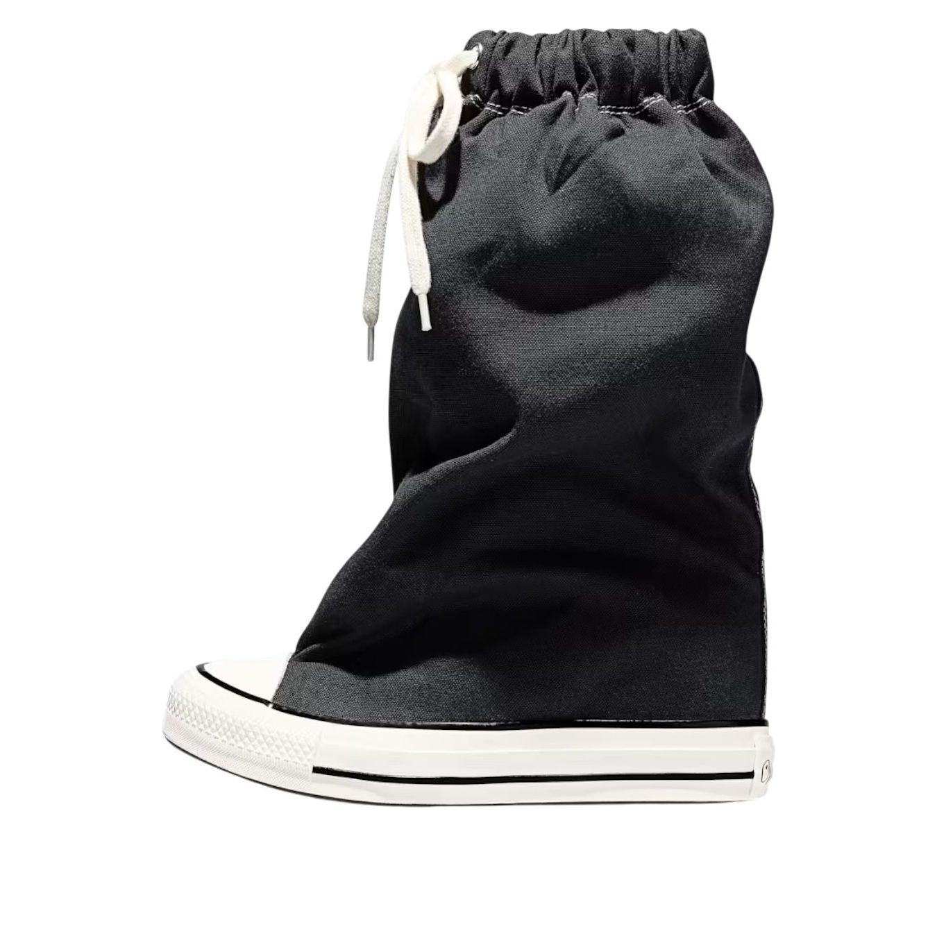 (WMNS) Converse x Vaquera Chuck Taylor All Star XHi Slouch Wedge 'Black' A17687C