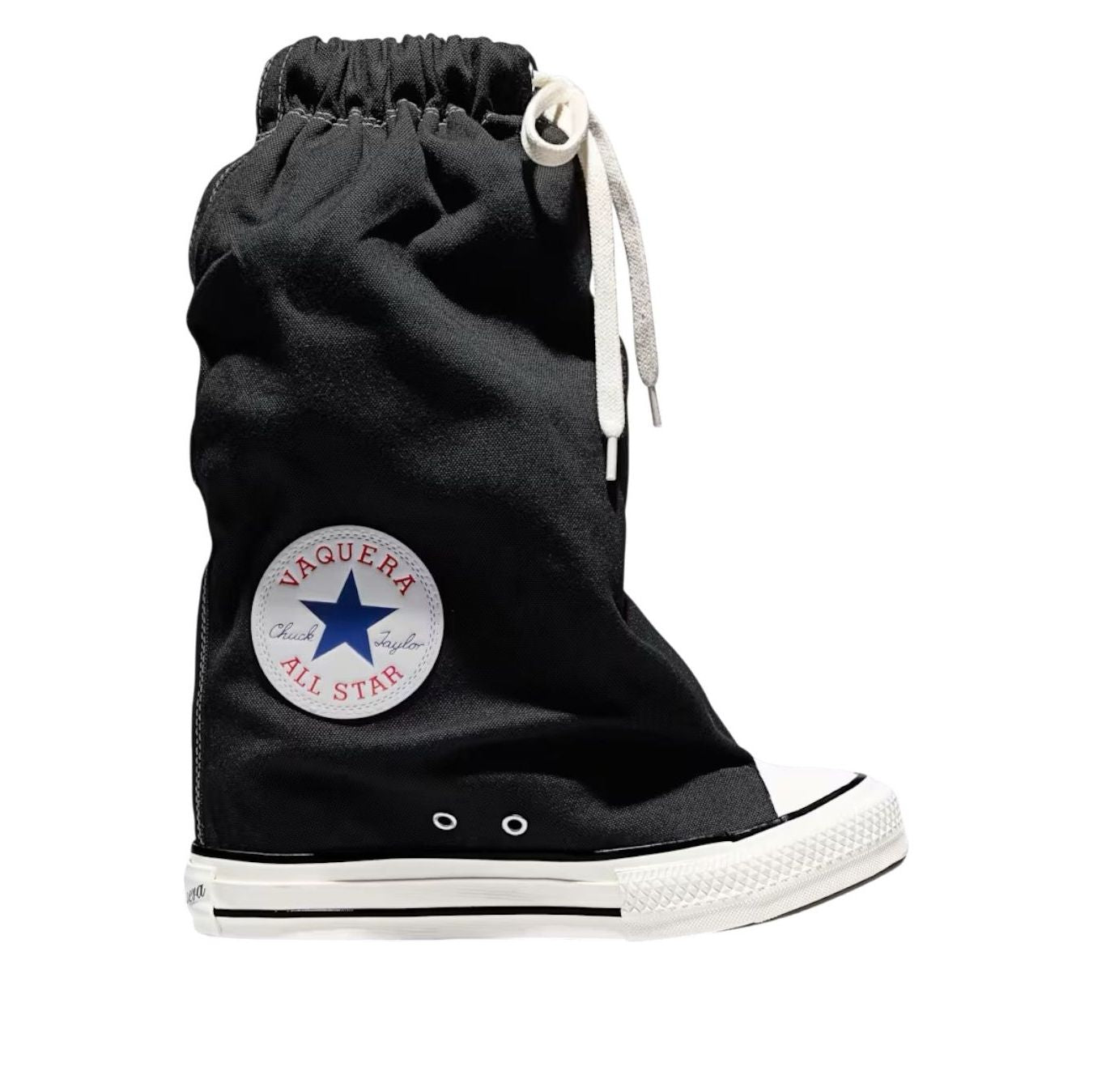 (WMNS) Converse x Vaquera Chuck Taylor All Star XHi Slouch Wedge 'Black' A17687C