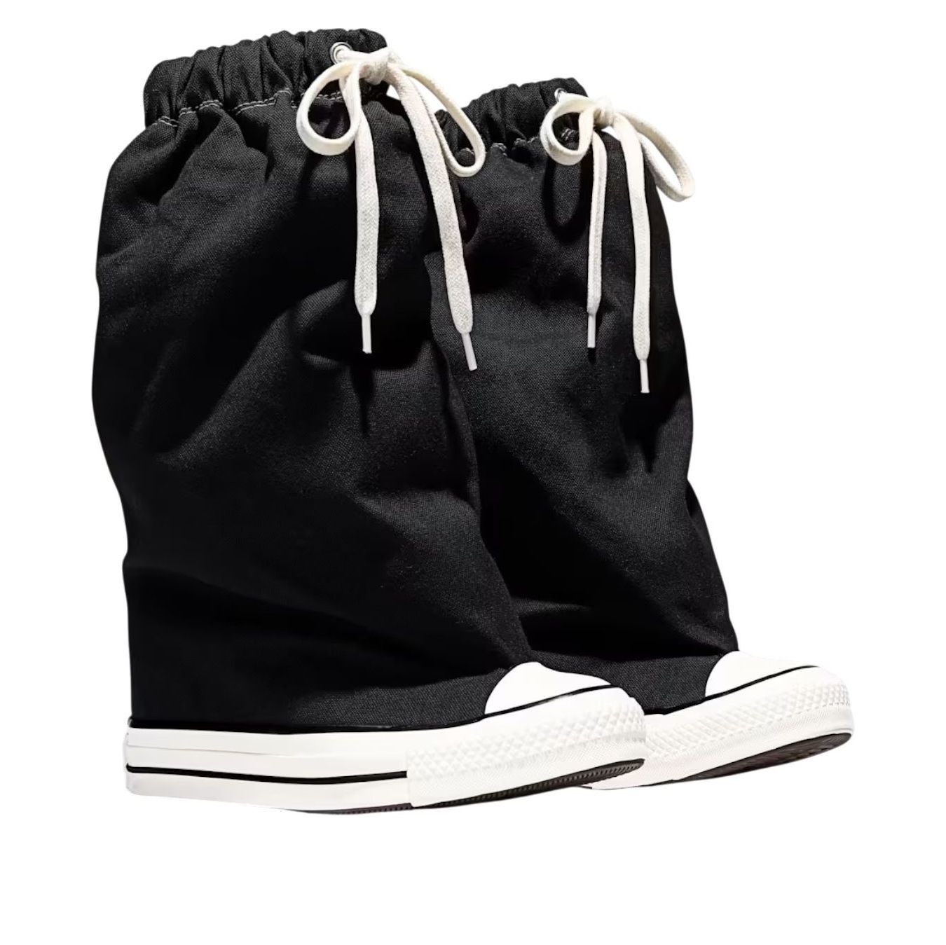 (WMNS) Converse x Vaquera Chuck Taylor All Star XHi Slouch Wedge 'Black' A17687C