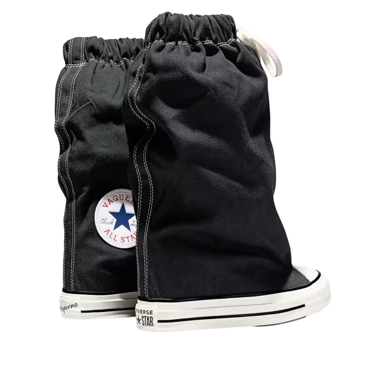 (WMNS) Converse x Vaquera Chuck Taylor All Star XHi Slouch Wedge 'Black' A17687C