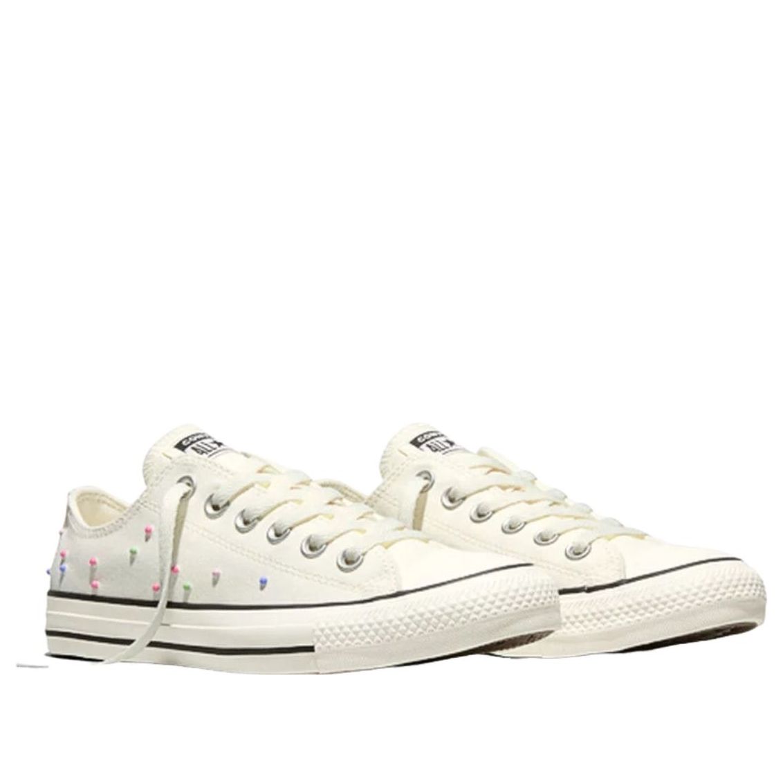 Converse Chuck Taylor All Star Mini Studs 'Egret Fresh Cut Green Pink' A17872F