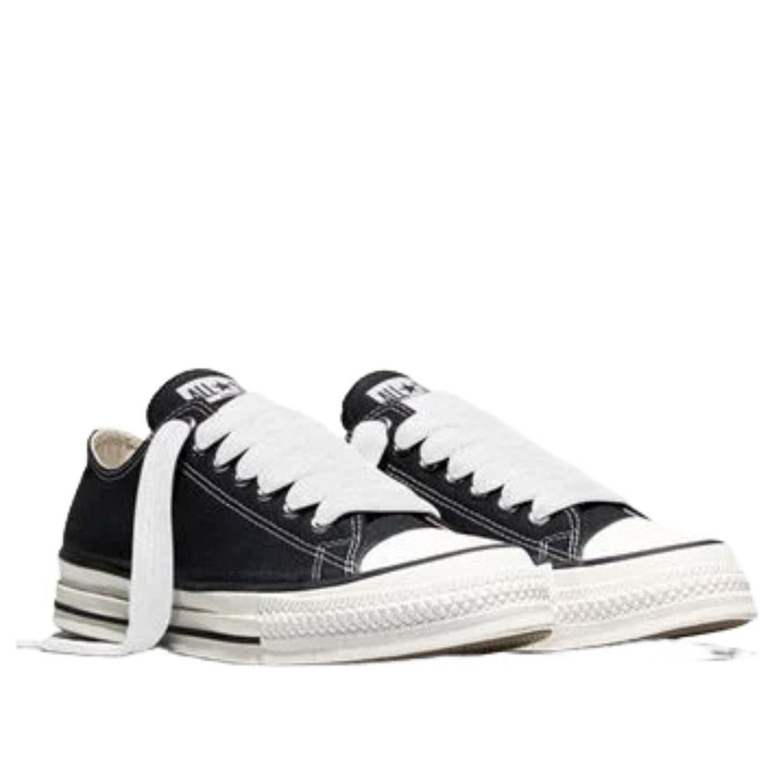 Converse Chuck Taylor Low Throwback 'Black Vintage White' A19080C