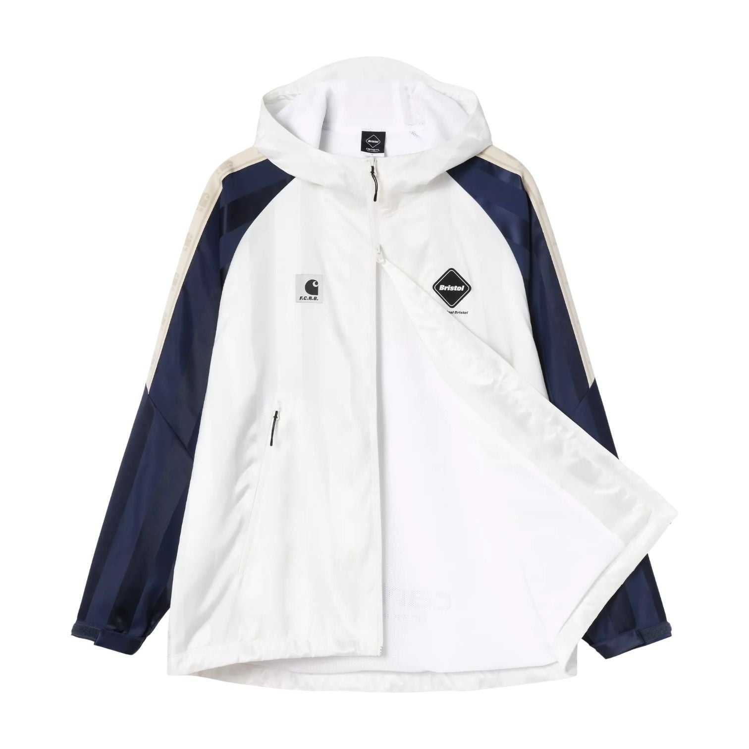 Carhartt WIP x F.C.Real Bristol Warm Up Jacket 'White' A261046-02-XX