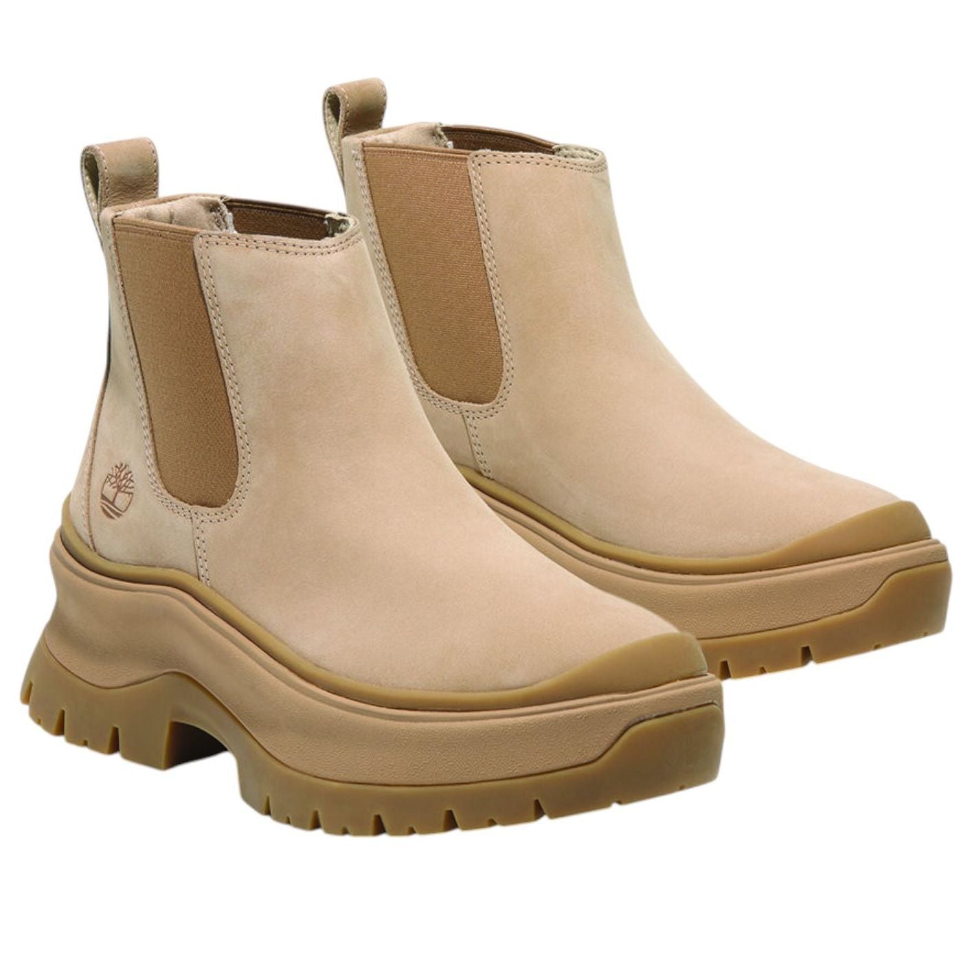 (WMNS) Timberland Roxie Lane Chelsea Boot 'Light Beige Nubuck' TB0A28XMEN7