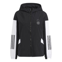 (WMNS) adidas UST Woven Jacket Asia Sizing 'Black White' HM5276