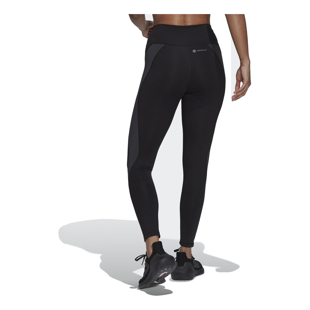 (WMNS) adidas Training Essentials HIIT Colourblock 7/8 Leggings Asia Sizing 'Black' HC8931