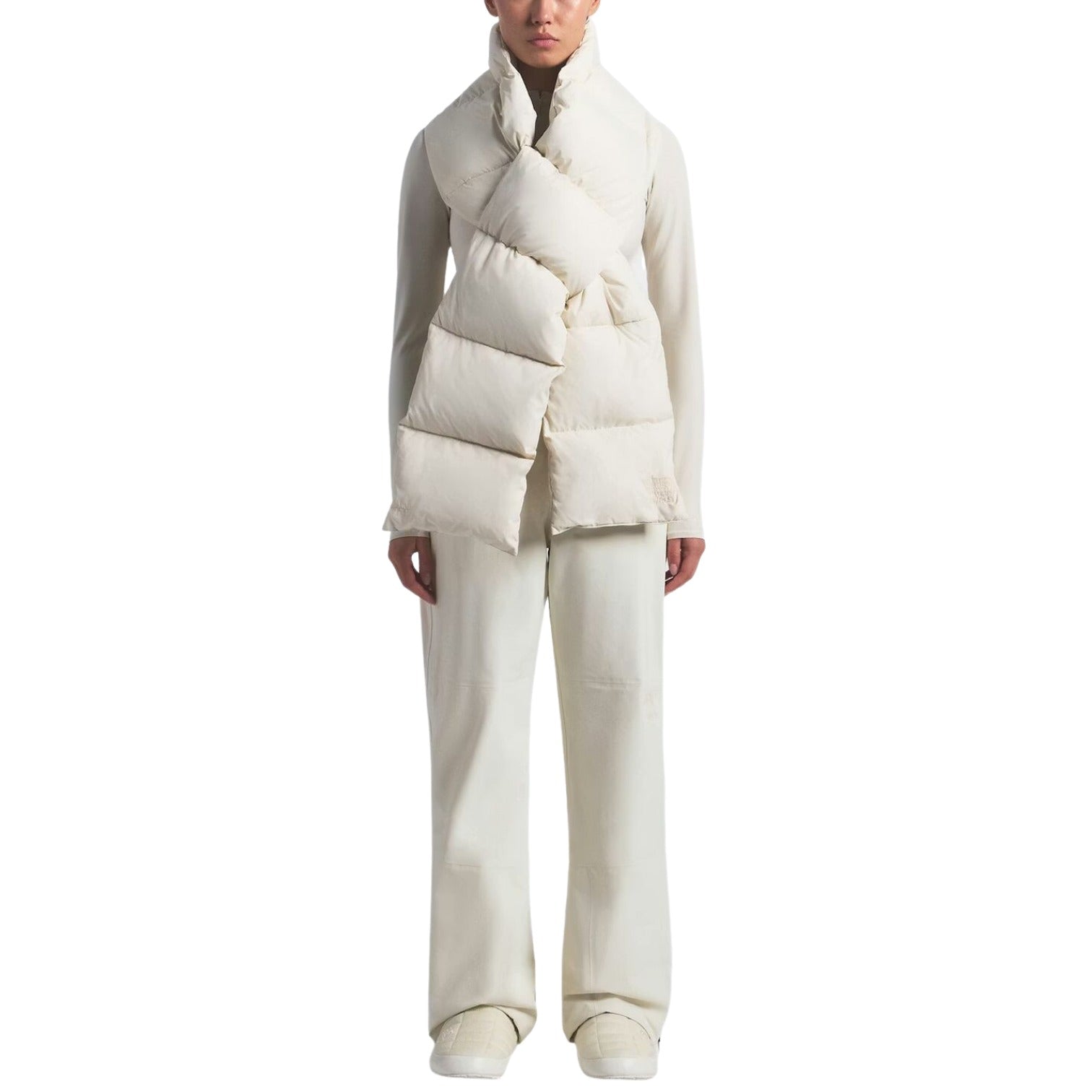 The North Face X SKIMS FW25 Nuptse Scarf 'Bone' NF0A8JJFI3S