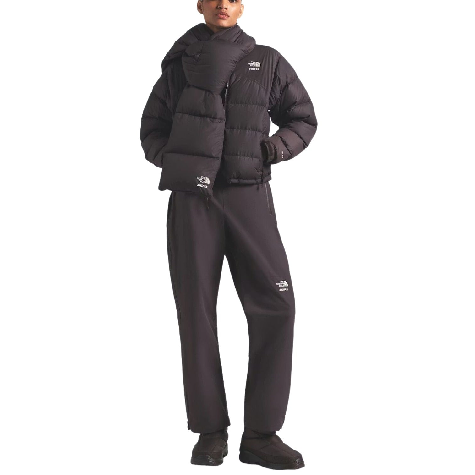 The North Face X SKIMS FW25 Nuptse Scarf 'Phoenix' NF0A8JJFT7X