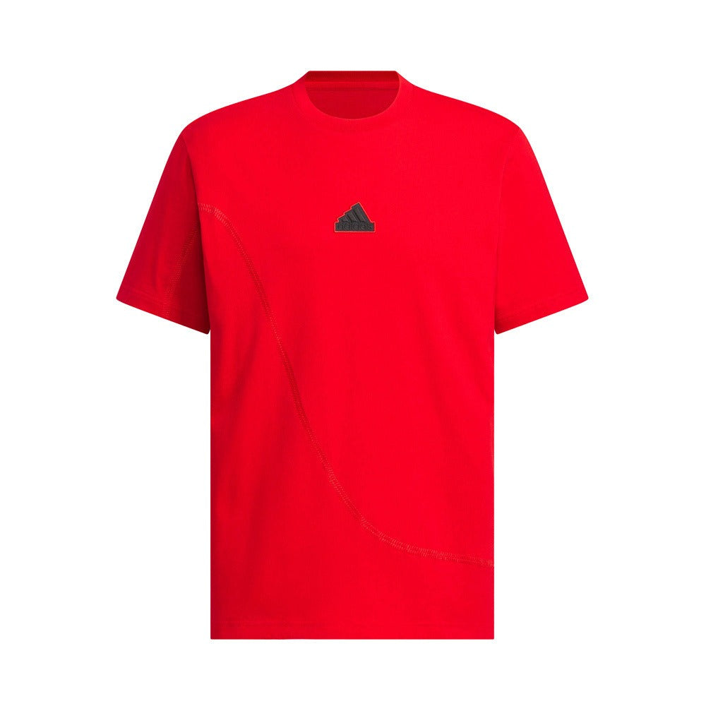 adidas Graphic T-Shirt Asia Sizing 'Red Black' IT3993