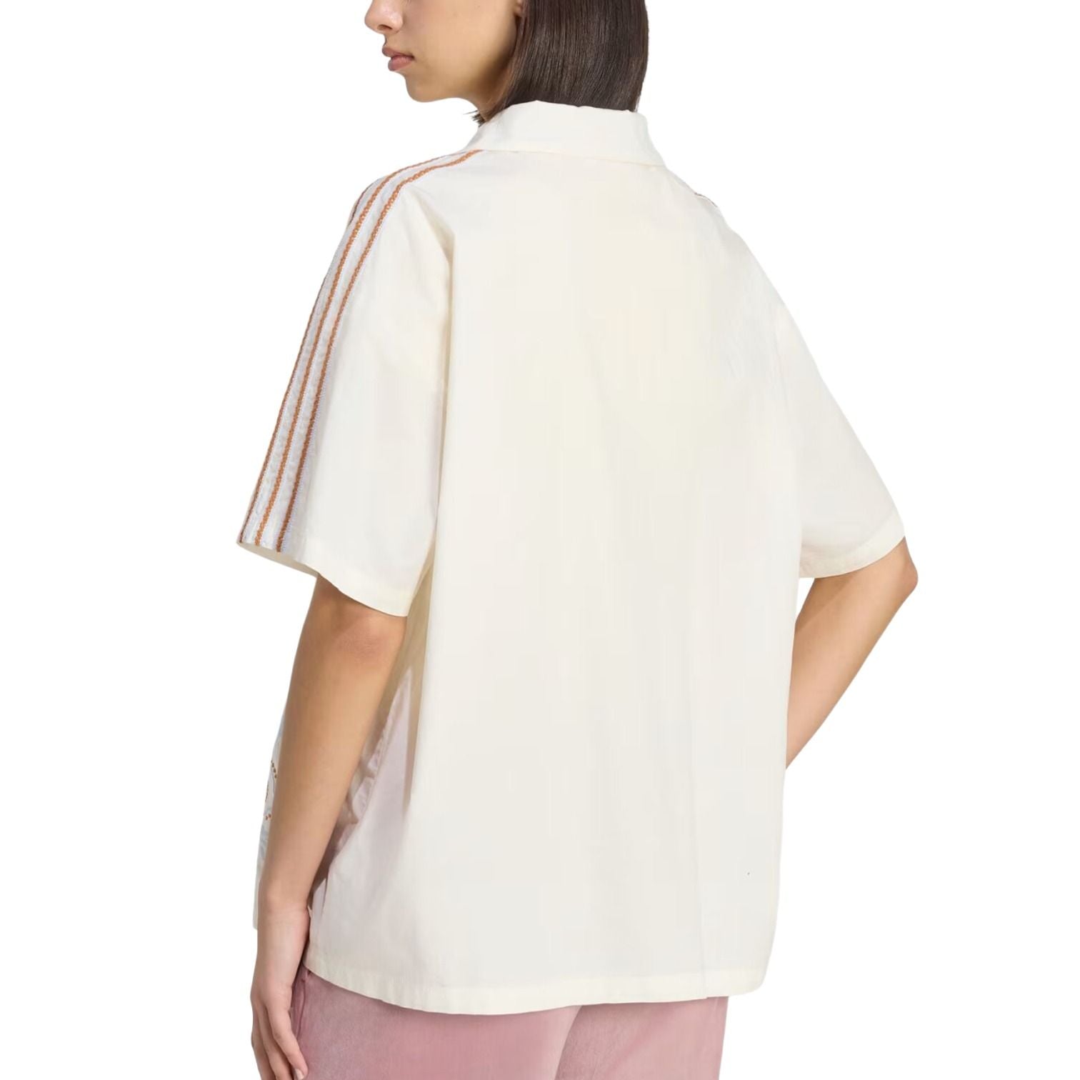 (WMNS) adidas Summer Glow Resort Shirt Asia Sizing 'Off White' KY3164