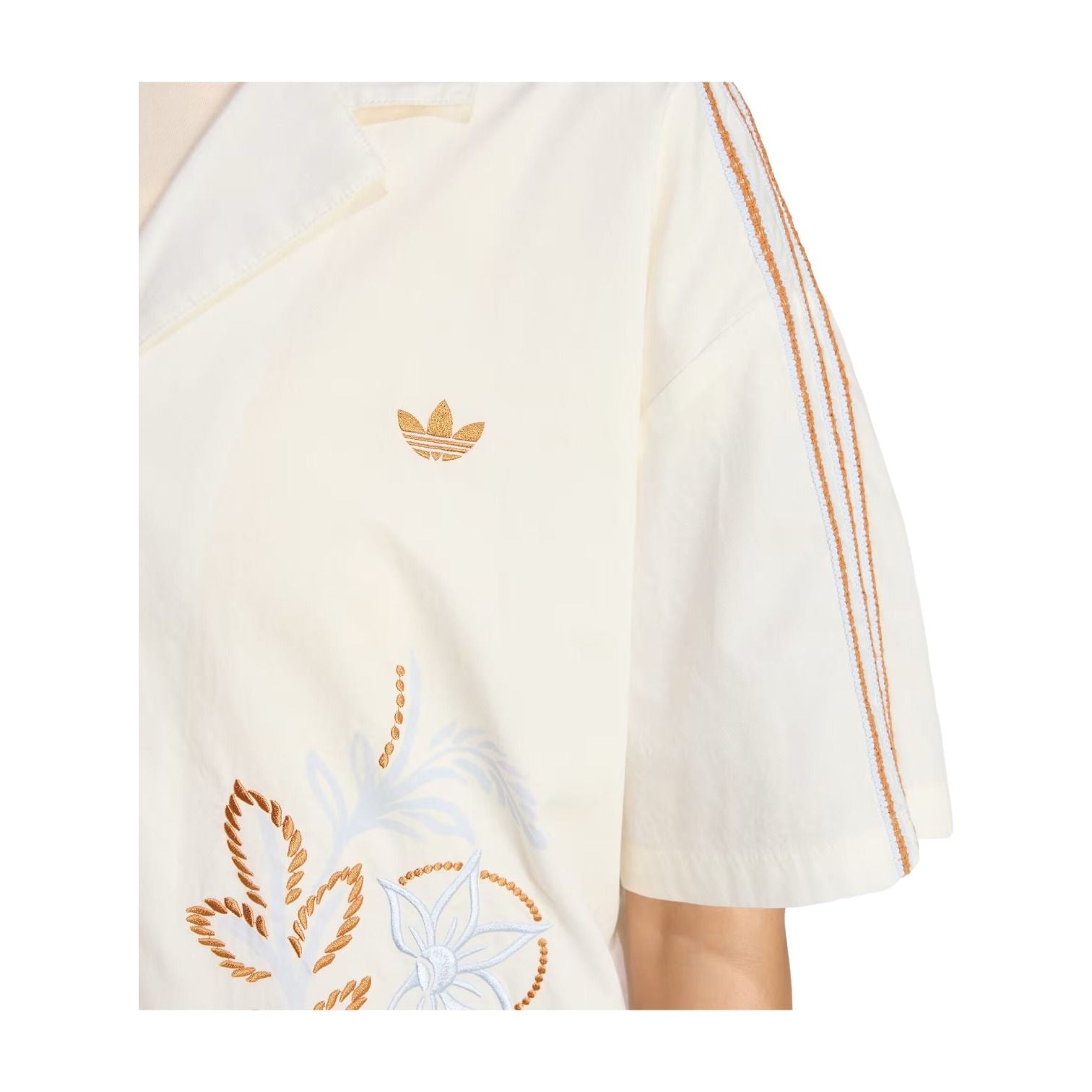 (WMNS) adidas Summer Glow Resort Shirt Asia Sizing 'Off White' KY3164