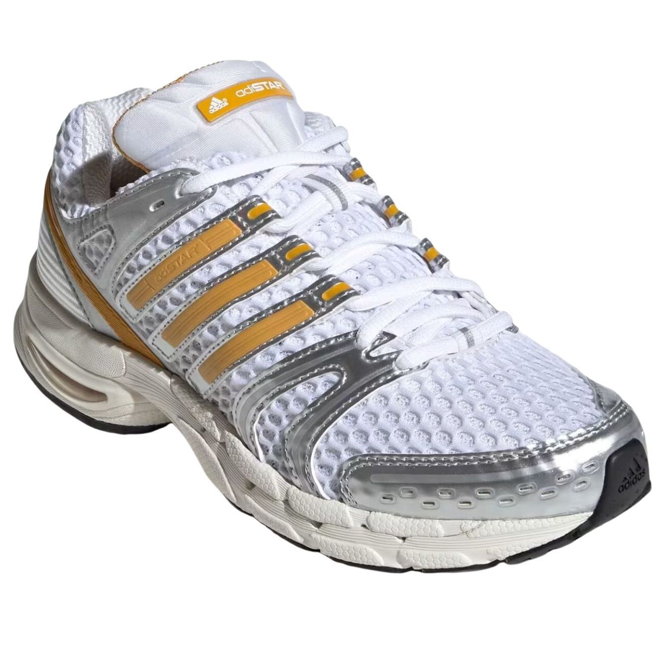 (WMNS) adidas Adistar Control 5 'Cloud White Preloved Yellow Silver Metallic' KJ8782