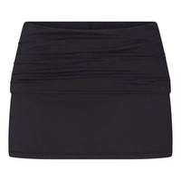 (WMNS) Nike x SKIMS Airy Fold-Over Waistband Skort 'Obsidan' SKIRTSKT9636W-OBD