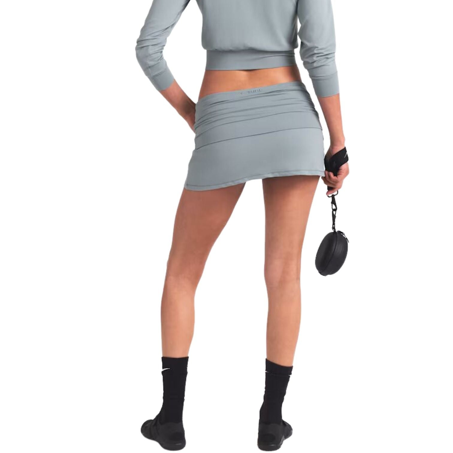 (WMNS) Nike x SKIMS Airy Fold-Over Waistband Skort 'Washed Pacific' SKIRTSKT9636W-PCF