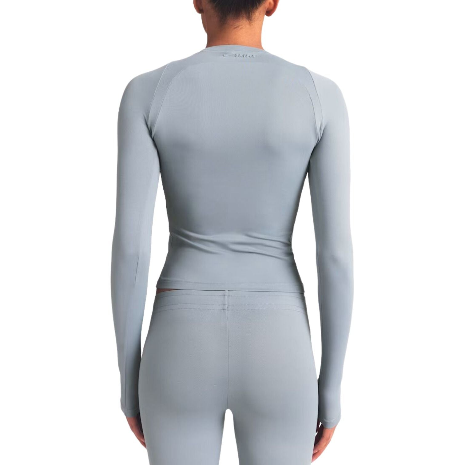 (WMNS) Nike x SKIMS Airy Long-Sleeve Crew-Neck Top 'Washed Pacific' TPLST2752-PCF