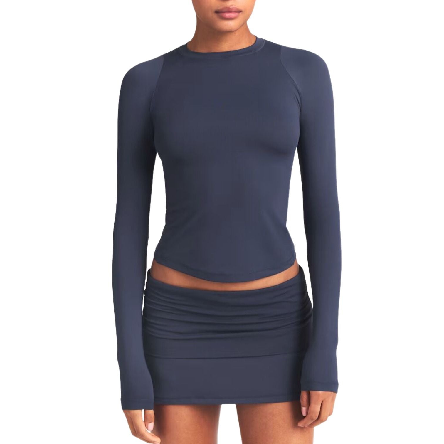 (WMNS) Nike x SKIMS Airy Long-Sleeve Crew-Neck Top 'Deep Royal' TPLST2752-DRL
