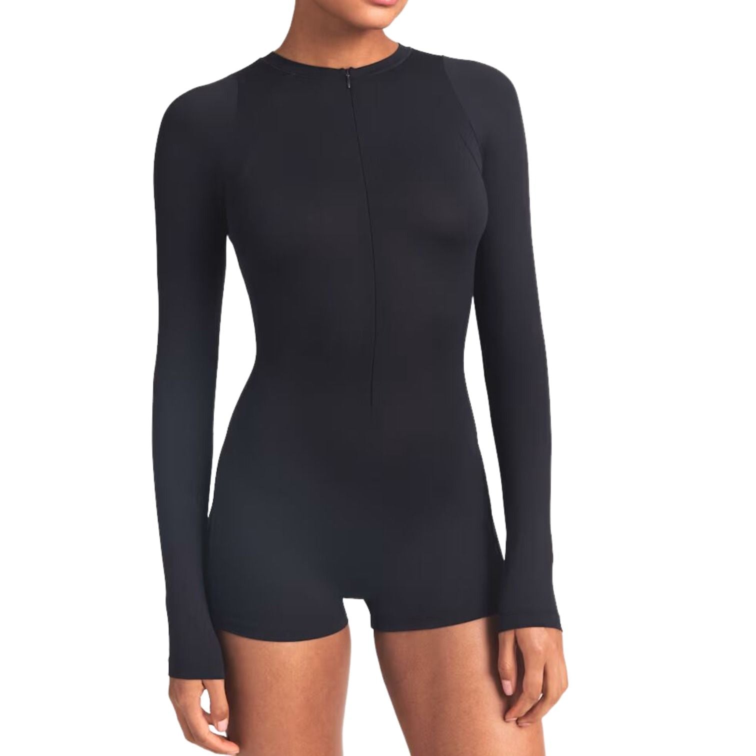 (WMNS) Nike x SKIMS Airy Long-Sleeve One-Piece 'Obsidan' OSONS9504W-OBD