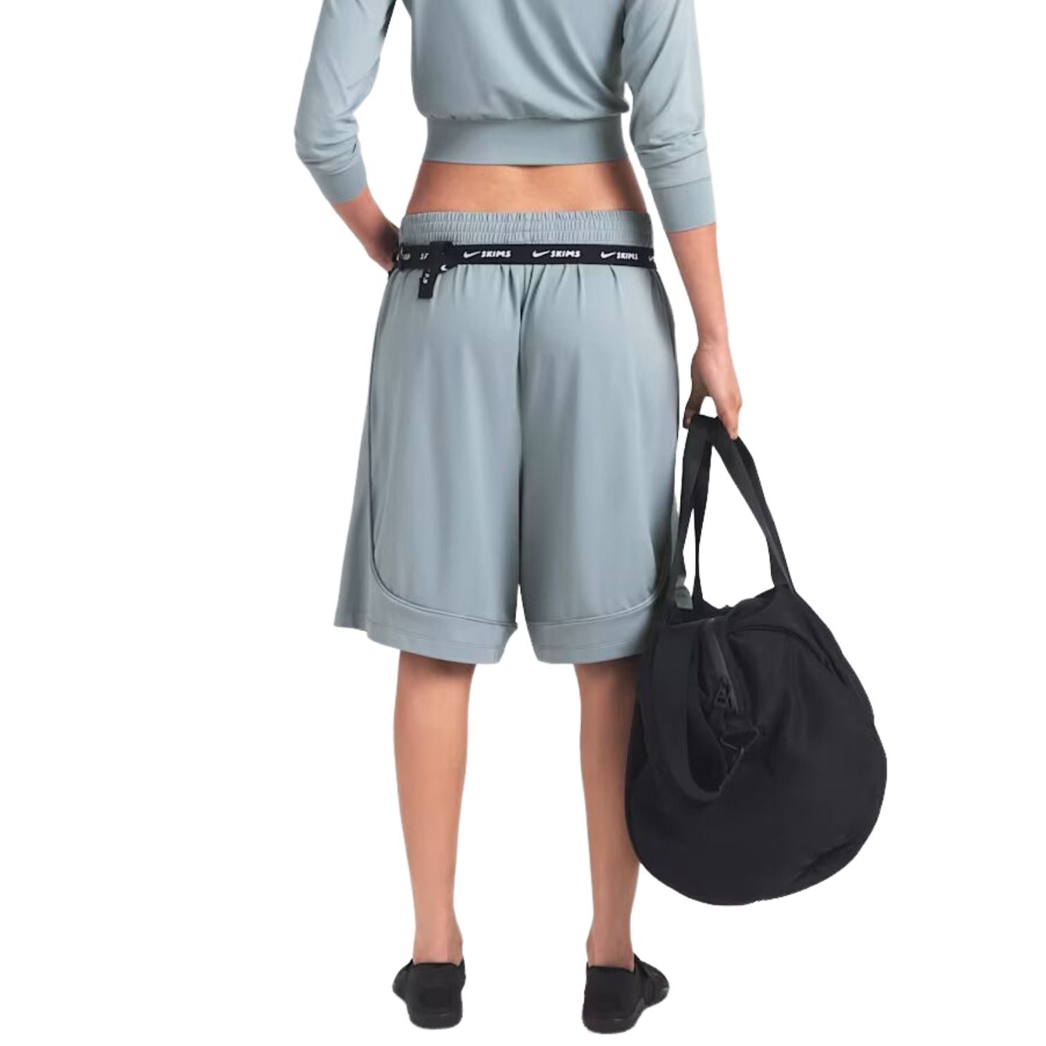 (WMNS) Nike x SKIMS Airy Relaxed Shorts 'Washed Pacific' SHSHO8632W-PCF