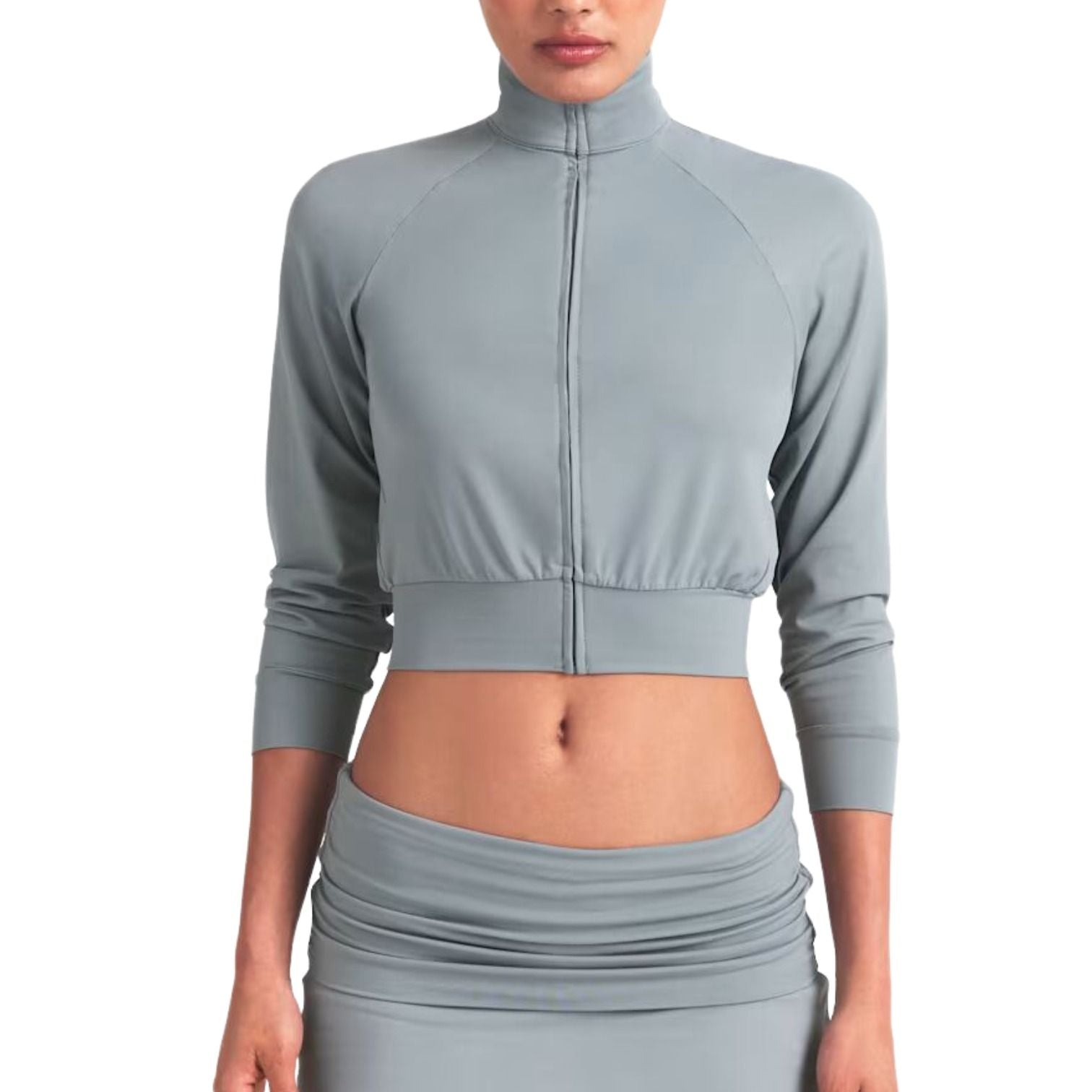 (WMNS) Nike x SKIMS Airy Track Jacket 'Washed Pacific' ZUZUP9516W-PCF