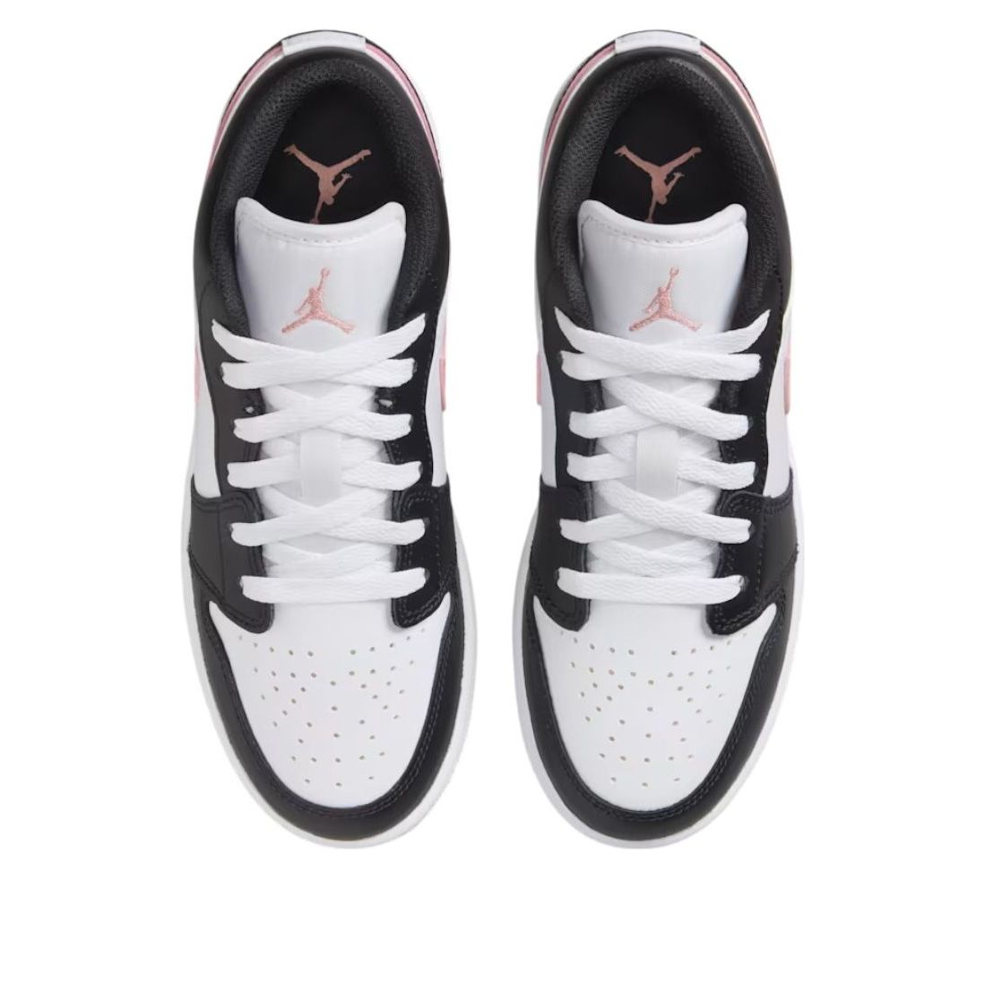 (GS) Air Jordan 1 Low 'White Black Rust Pink' 553560-165