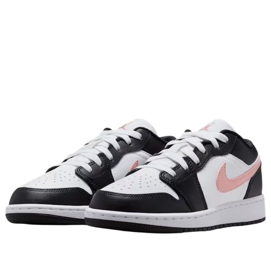 (GS) Air Jordan 1 Low 'White Black Rust Pink' 553560-165