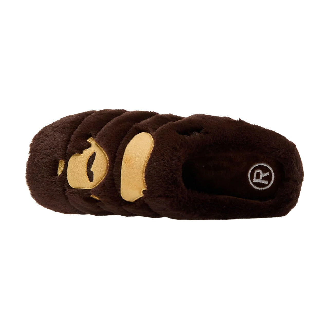 SUBU x BAPE Ape Head Puffer Sandals 'Brown' APE-11