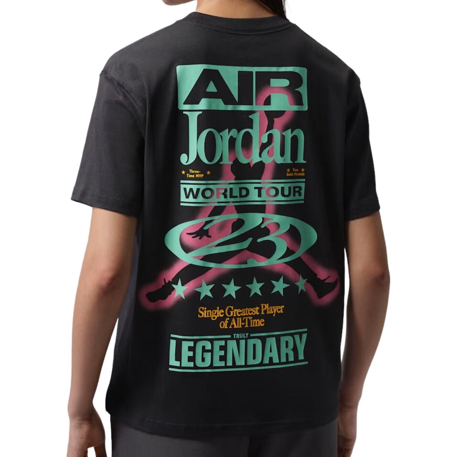 (WMNS) Jordan Flight Girlfriend T-Shirt 'Off Noir' IF0831-045