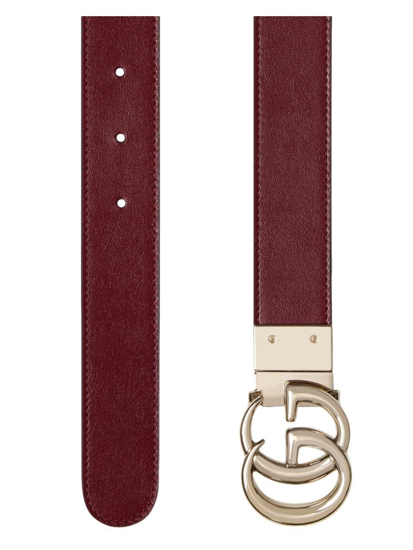 (WMNS) Gucci 25 GG Marmont Reversible Belt 'Beige' 659417-92TIG-9792