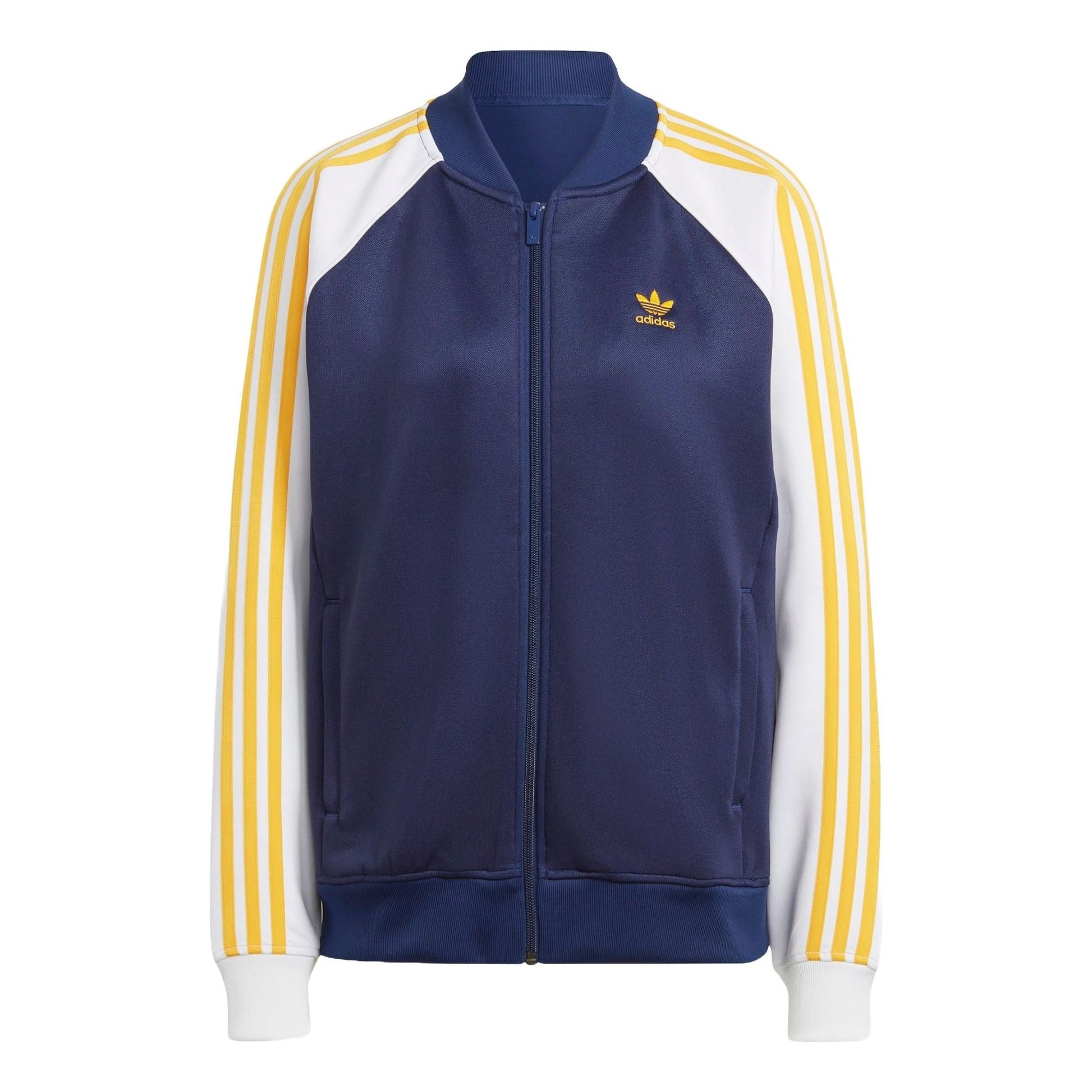 (WMNS) adidas Adicolor Classics Oversized SST Track Jacket Asia Sizing 'Dark Blue' IK0422