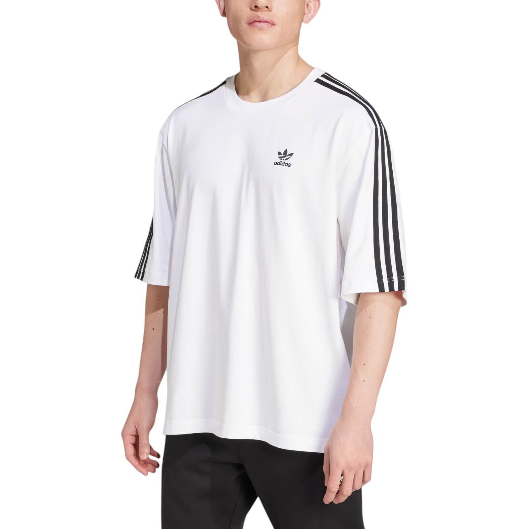 adidas Adicolor Oversized T-shirt Asia Sizing 'White' IZ2474