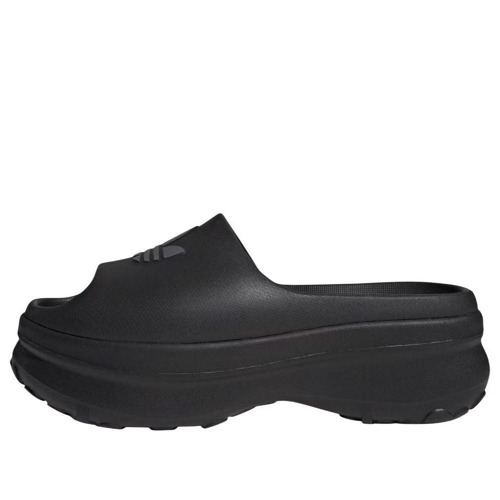 (WMNS) adidas adiFOM Stan Smith Slides 'Core Black Grey Six' JI2610