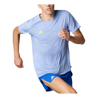 adidas Adizero Essentials Running T-shirt Asia Sizing 'Blue Spark' IX2842