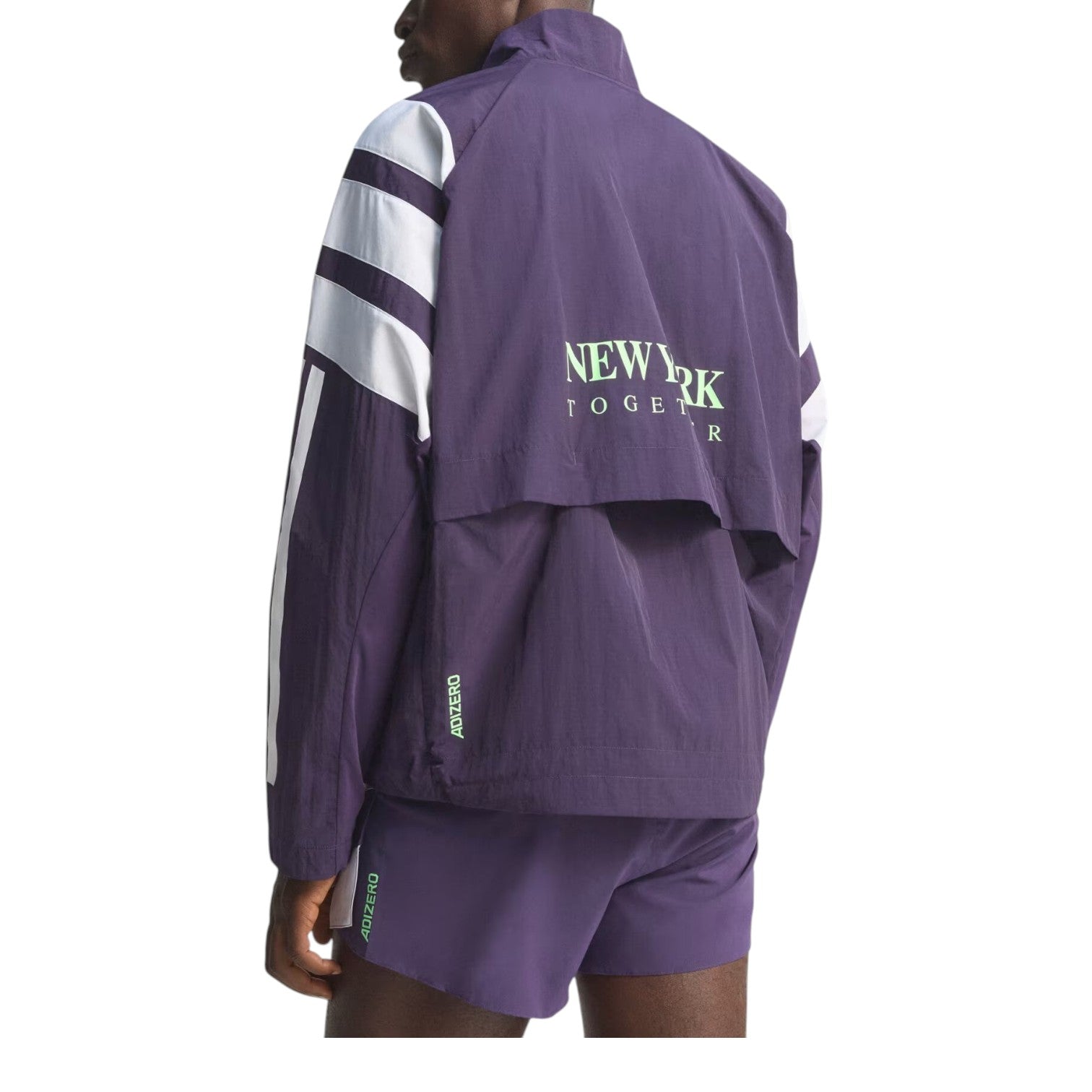 adidas Adizero NYC Running Jacket 'Aurora Plum' JY6995