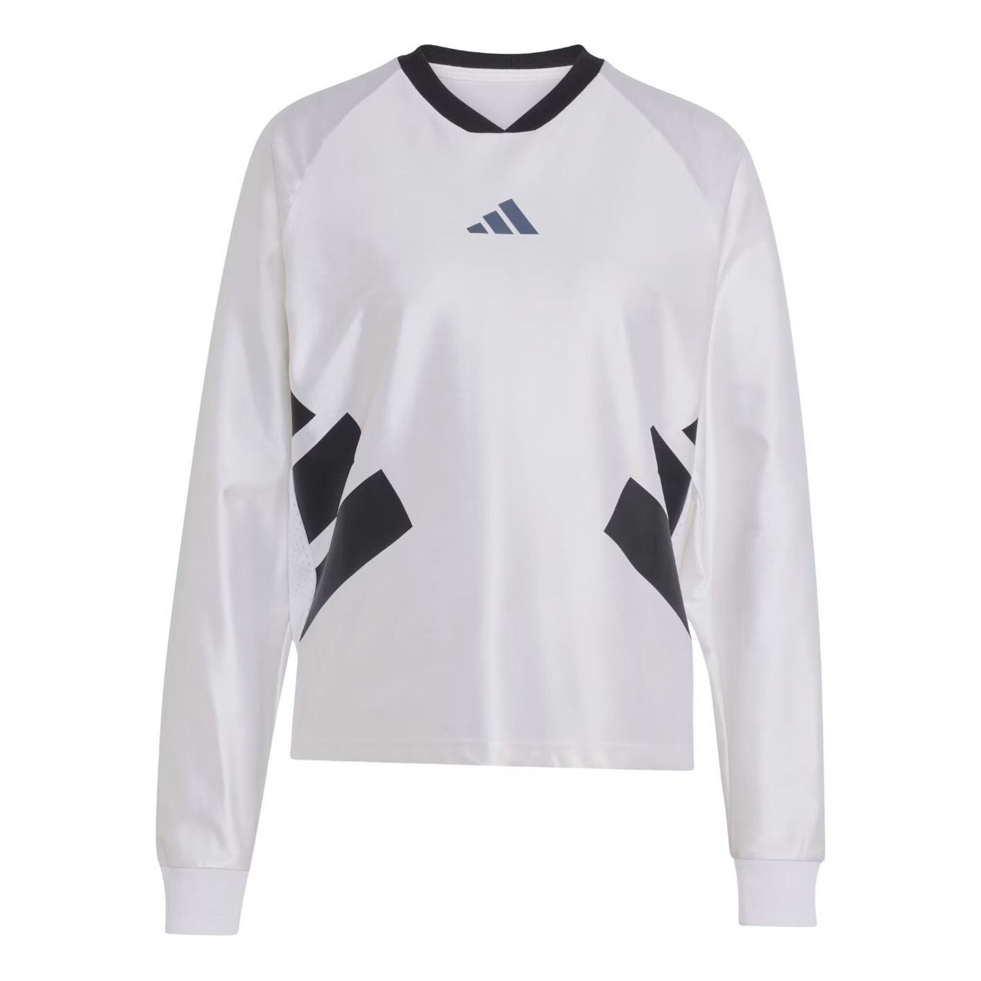 adidas All Time Classics Longsleeve T-shirt 'White Black' KF7465