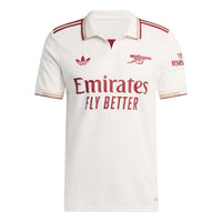 adidas x Arsenal 25/26 Third Authentic Short Jersey Slim Fit Asia Sizing 'Cloud White' JI9554