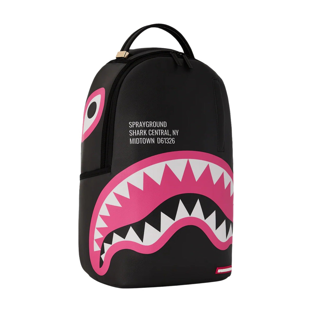 Sprayground Shark Central Pink DLXSV Backpack 'Black Pink' W1035718