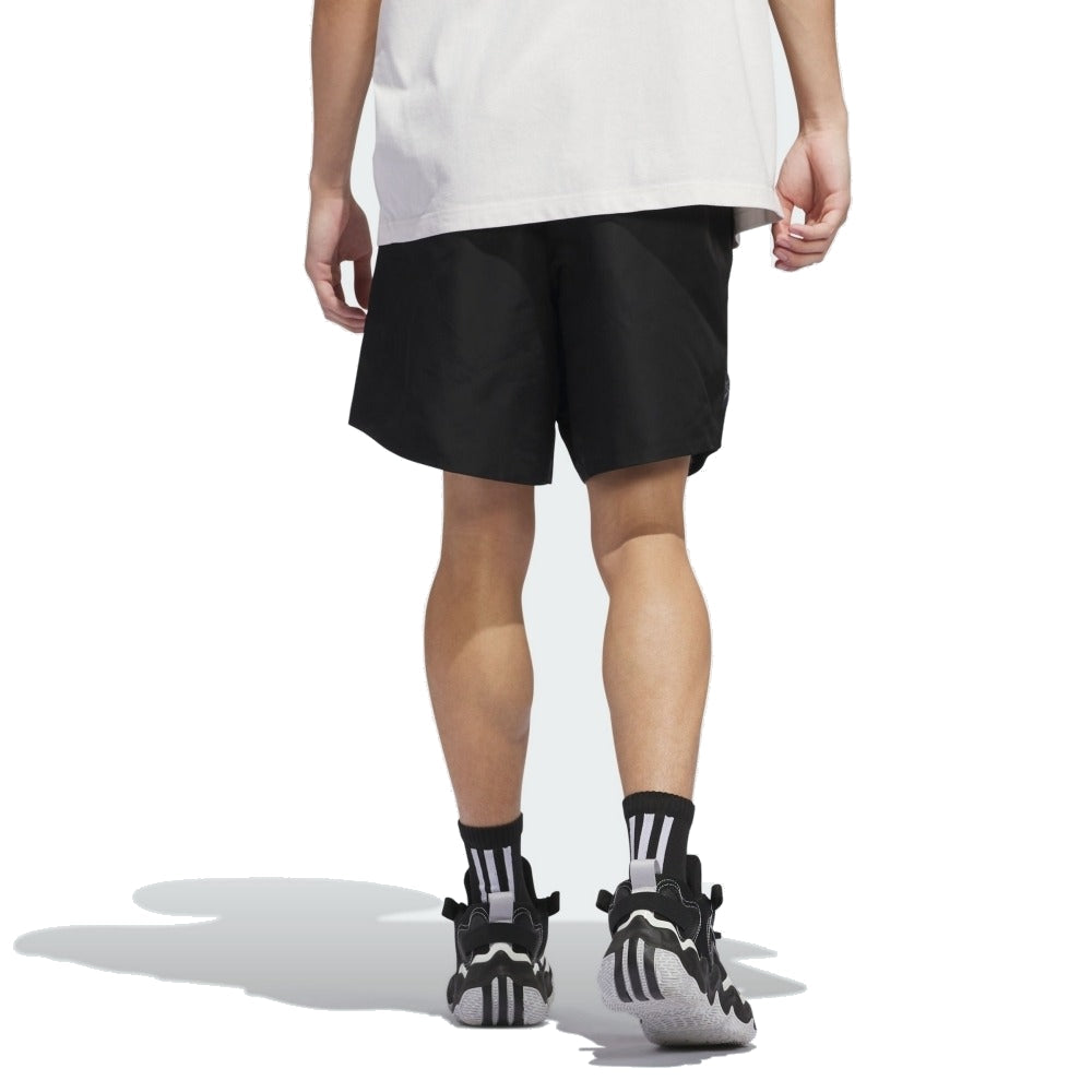 adidas Anthony Edwards 1 Foundation Shorts Asia Sizing 'Black White' IU2817
