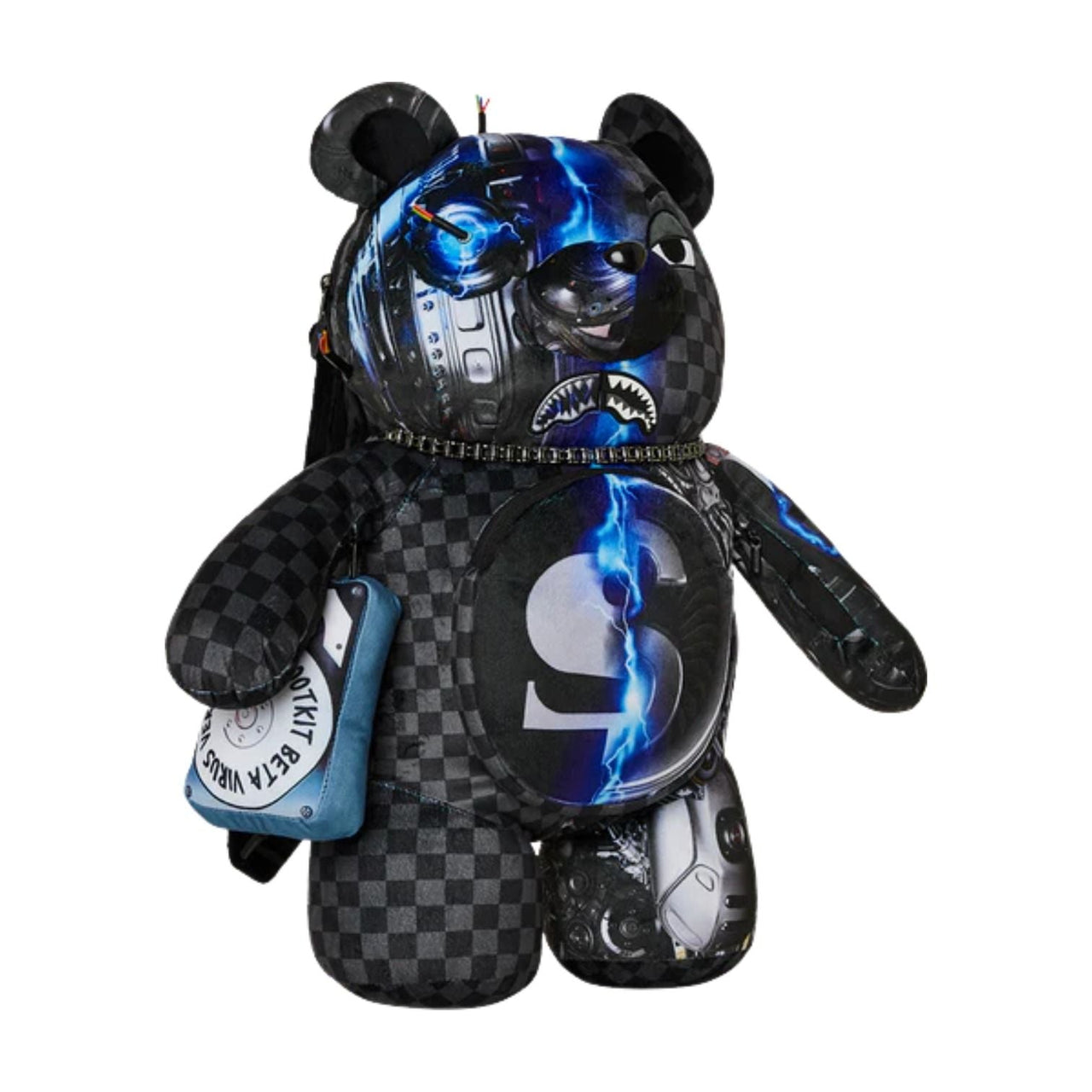 Sprayground Cyborg Roboandroid Terminator Moneybear Backpack 'Black' B6784