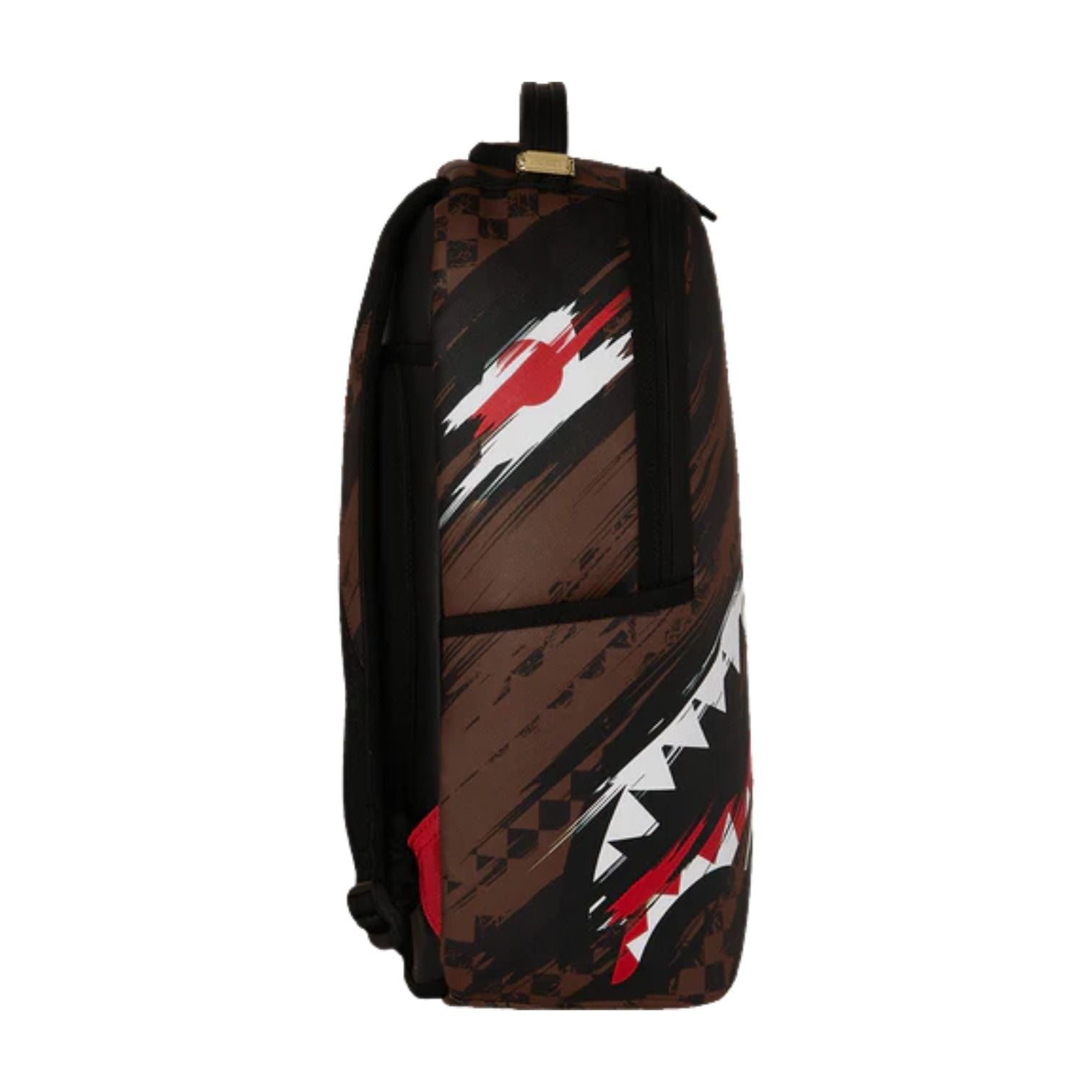 Sprayground Smeared Grunge Backpack 'Brown Black' B8556