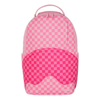 Sprayground Pink Sharks In Paris Patch Backpack 'Pink' B8717