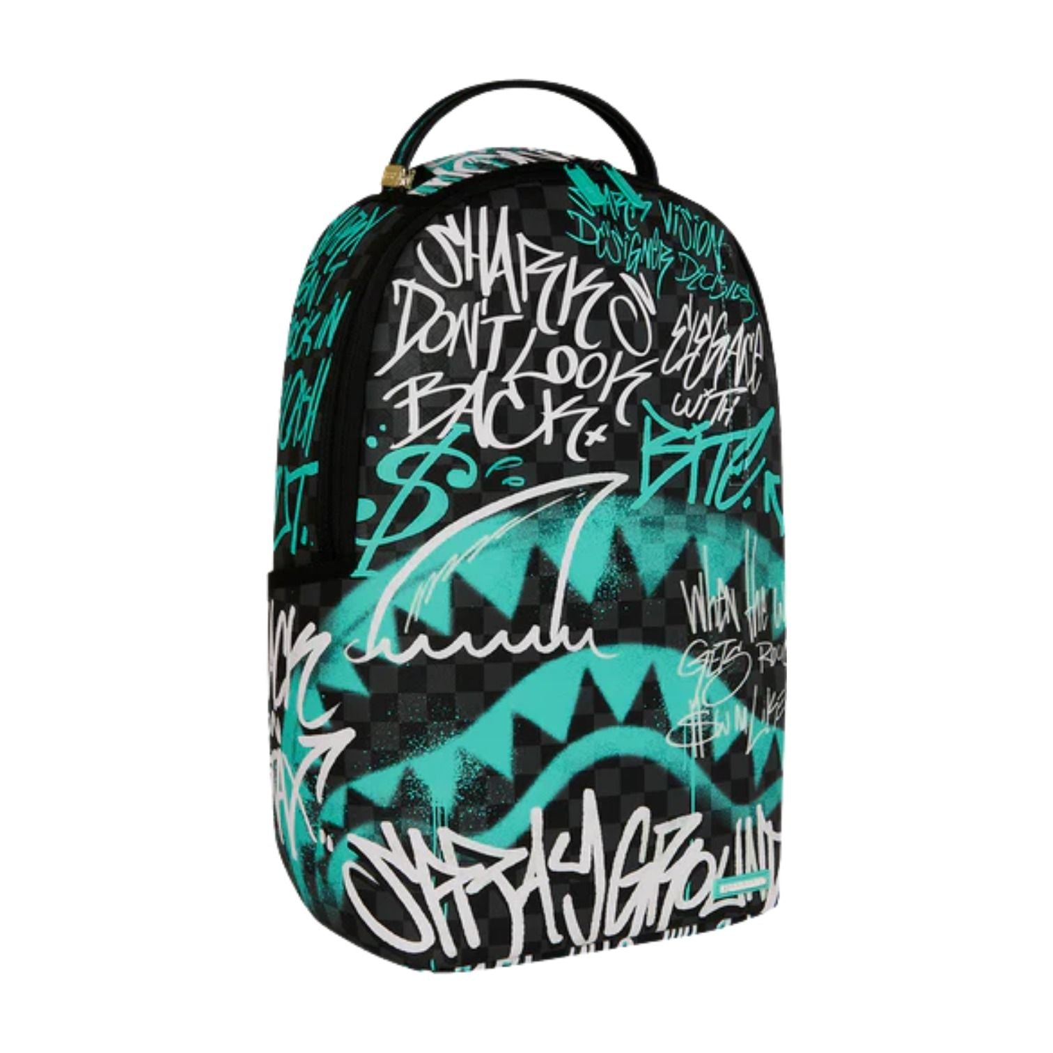 Sprayground Spray Poetry III dlxsv Backpack 'Black Green' B8754
