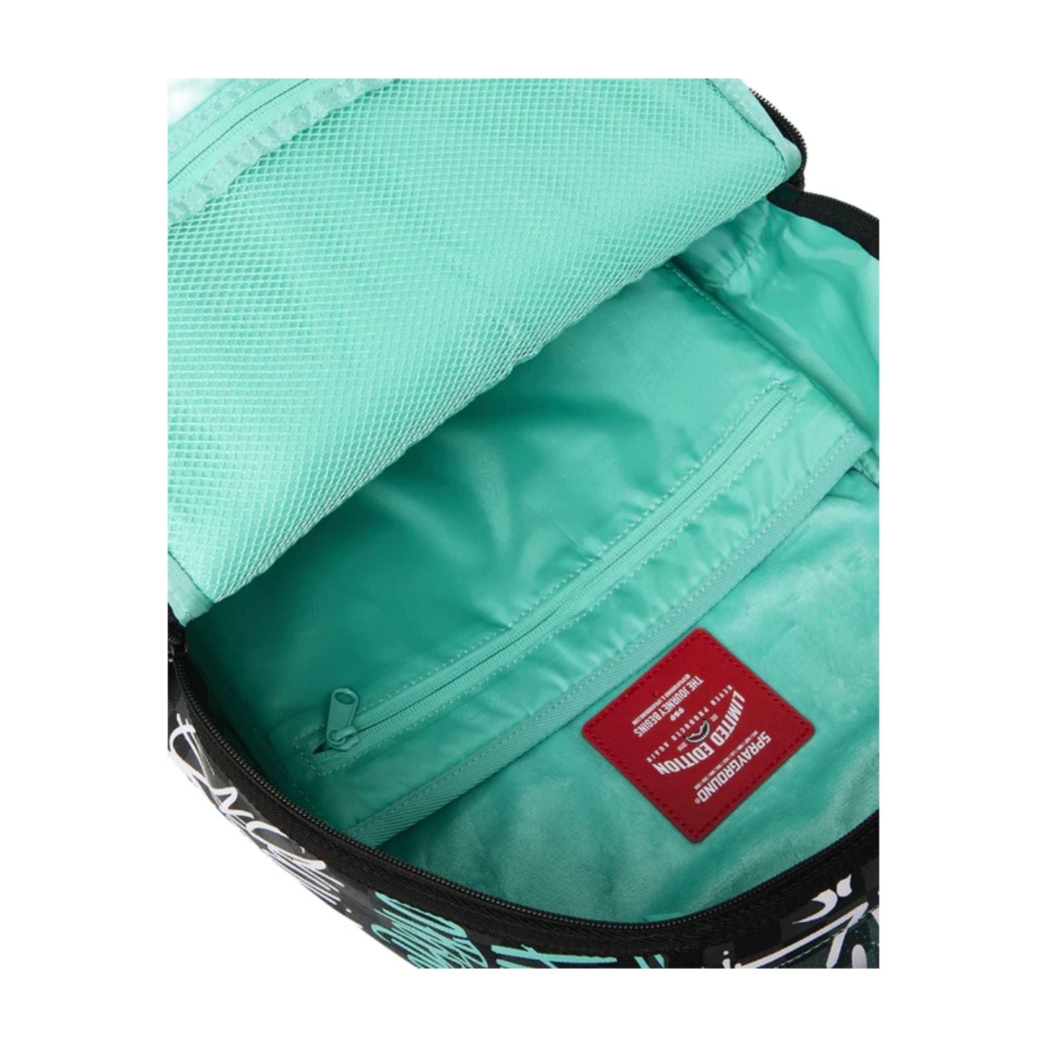 Sprayground Spray Poetry III dlxsv Backpack 'Black Green' B8754