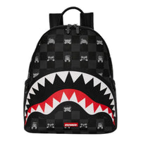 Sprayground Gray Peeking Character Check Savage Backpack 'Black' B8908