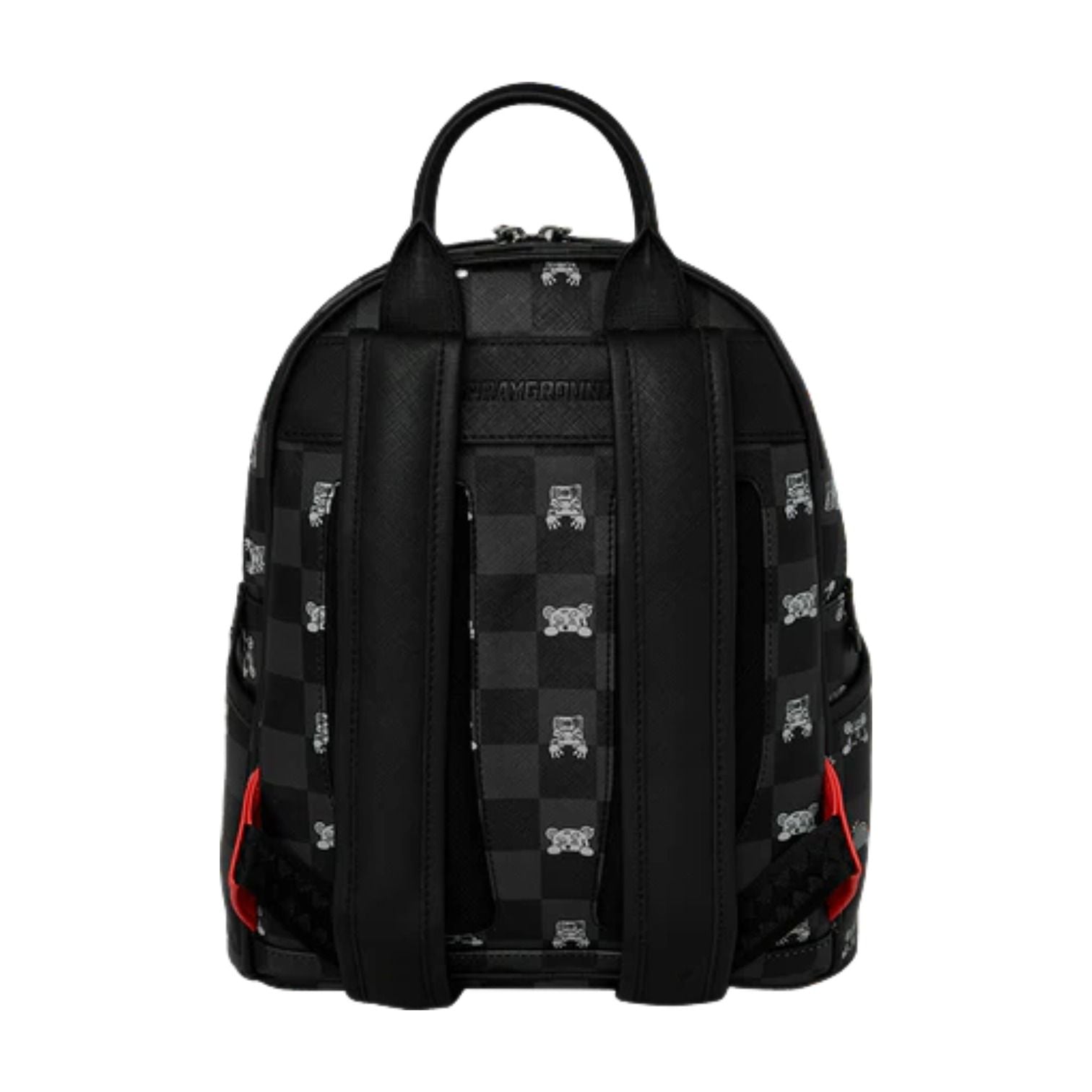 Sprayground Gray Peeking Character Check Savage Backpack 'Black' B8908