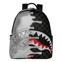 Sprayground Silver Side Drip Savage Backpack 'Black Sliver' B8922