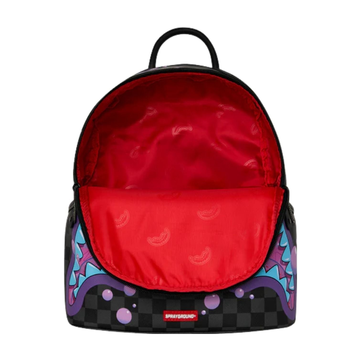 Sprayground Purple Slime Takeover Savage Backpack 'Black' B8955